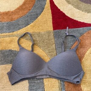 Aerie Real Sunnie Wireless Bra Grey Size 34B